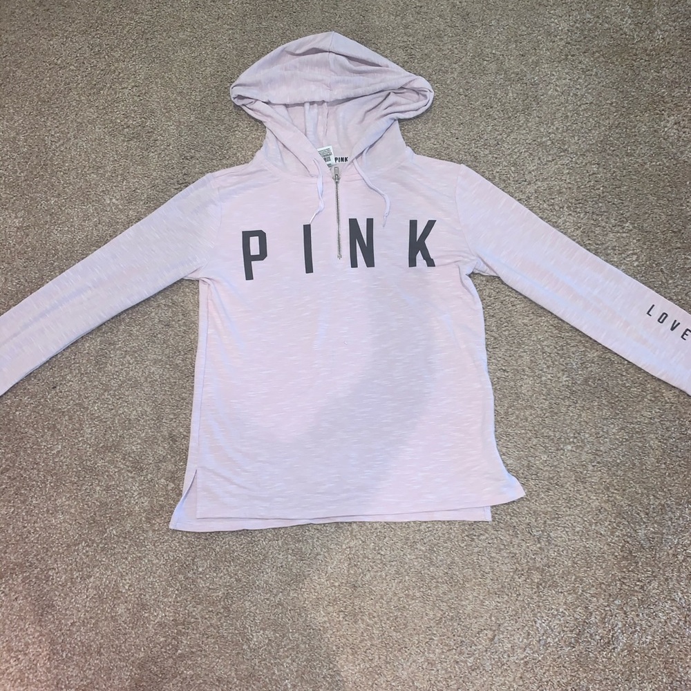 Victoria’s Secret pink long sleeve quarter zip